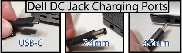 Dell DC jack usb-c, 7.4mm nad 4.5mm