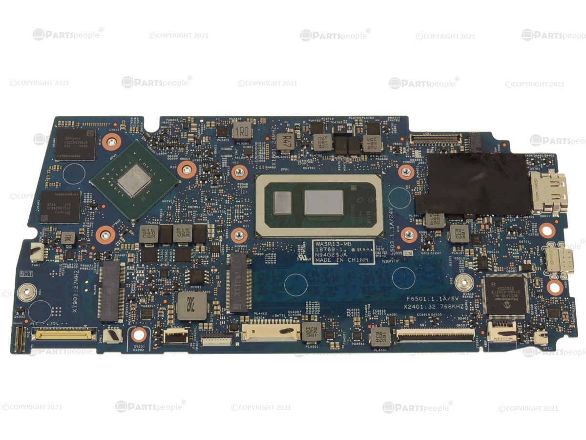 Dell OEM Inspiron 5391 / Vostro 5391 Motherboard System Board Core i7  1.8GHz Quad-Core - 8GB - Nvidia Graphics - 2PKCV