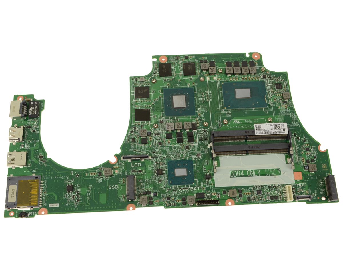 Dell OEM Inspiron 15 (5577) Motherboard System Board Core i5 2.5GHz Quad  Core CPU - 318DK
