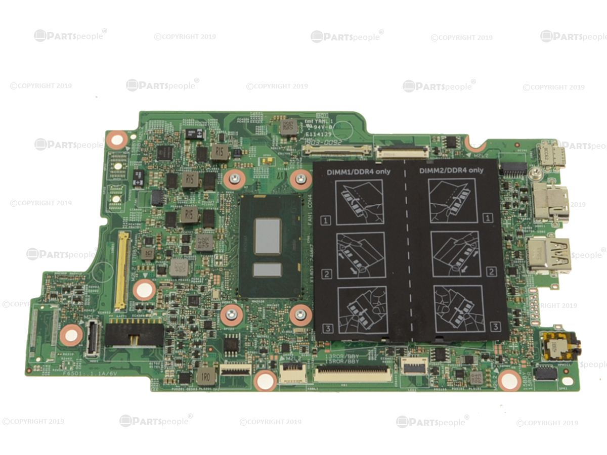 Dell OEM Latitude 3390 2-in-1 Motherboard System Board with 1.7GHz i5 Quad  Core Processor - 73TVN
