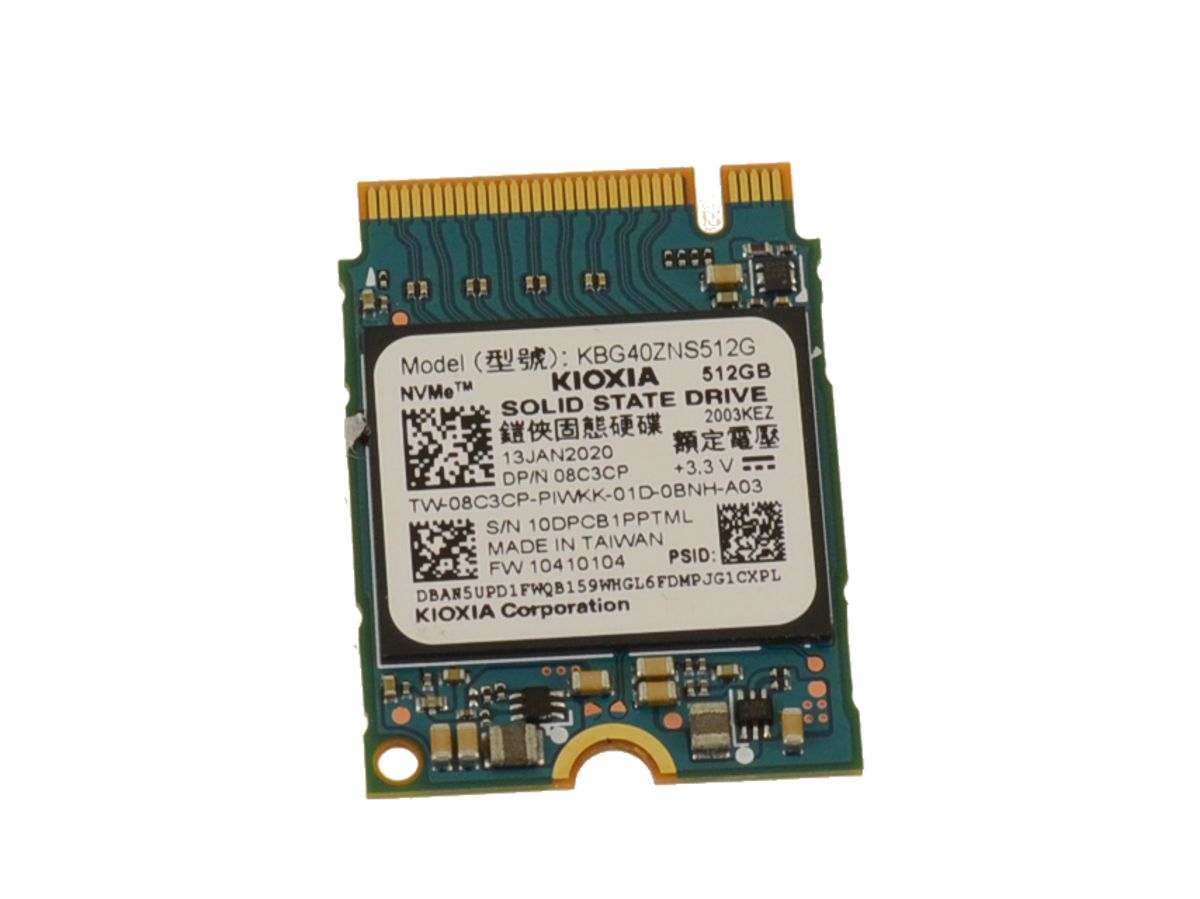 KIOXIA 512GB NVMe PCIE SSD M.2 2230 Card Hard Drive 8C3CP