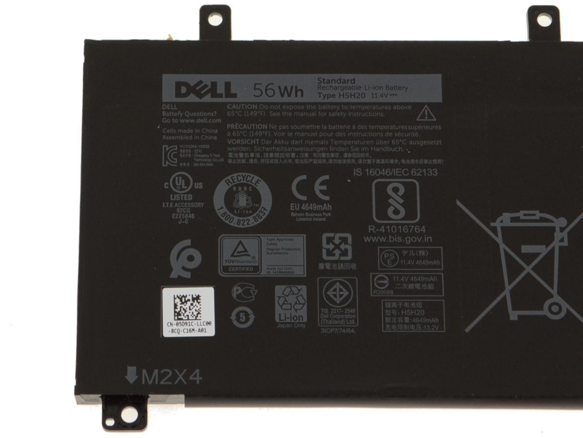 6GTPY丨H5H20 Battery for Dell XPS 15 9570 9560 9550 Precision 5530