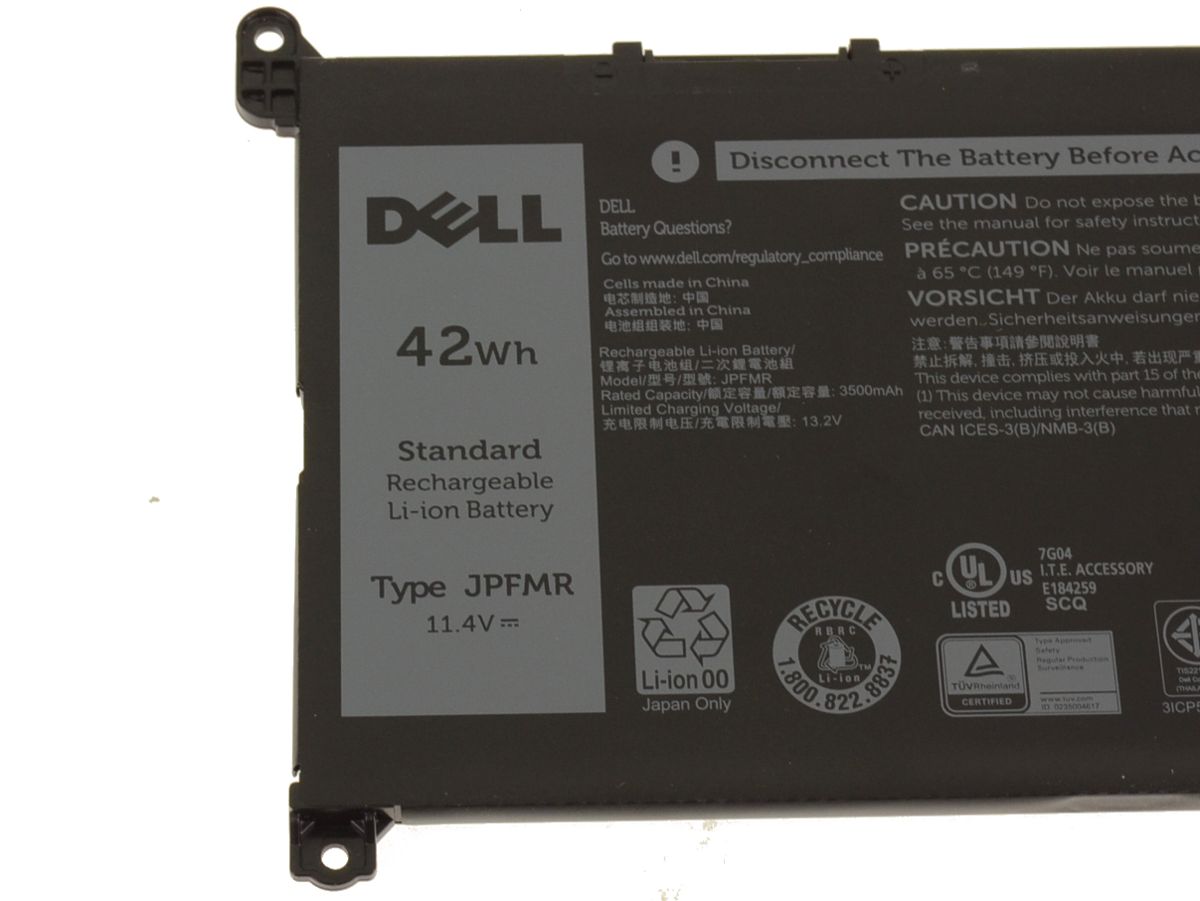 New Dell OEM Chromebook 3100 3400 42Wh 3-cell Battery JPFMR