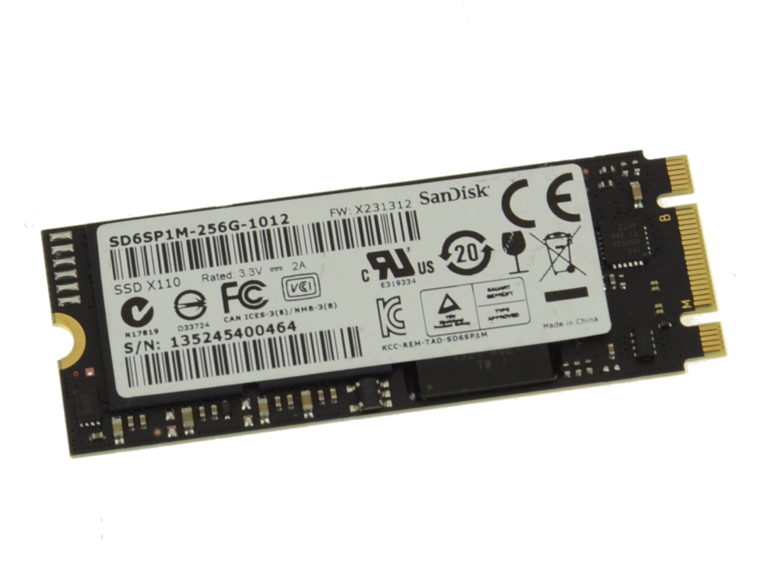 Dell OEM Venue 11 (7130 / 7139 / 7140) Tablet 256gb SSD Hard Drive SanDisk  M.2 (2260) - NNCRP w/ 1 Year Warranty
