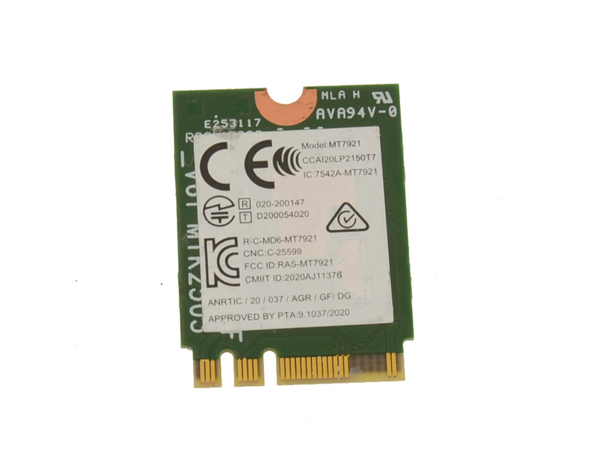 Mediatek MT7921 Dual Band WLAN WiFi Wireless Card R5DHJ