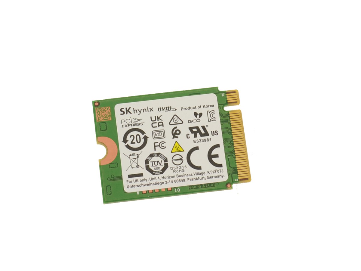 SK hynix 128GB NVMe PCIE SSD Hard Drive M.2 2230 Card - 128GB - X3K2X w/ 1  Year Warranty